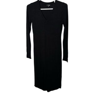 Aritzia Wilfred free black  v neck dress